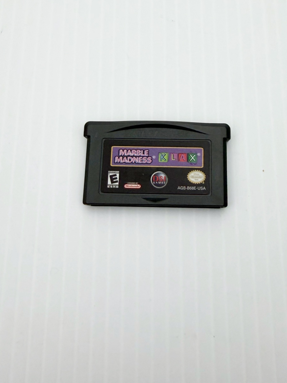 Marble Madness & Klax Video Game for Nintendo GameBoy Advance GBA Loose